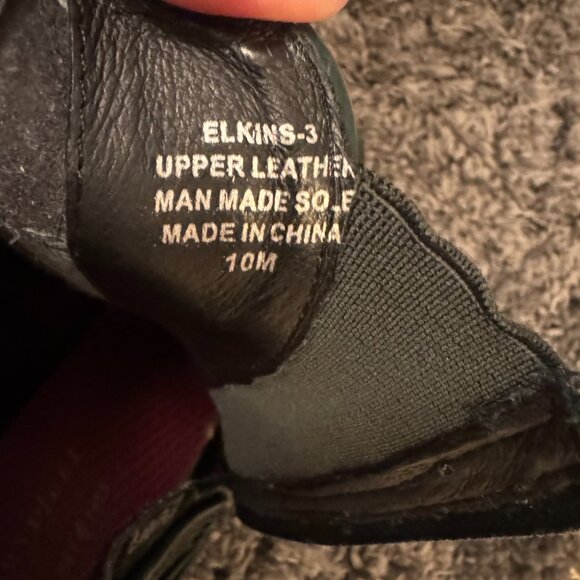 NWOT Free People Jeffrey Campbell Sabine Chelsea Boots Dark Green Patent US 10 - Picture 5 of 10